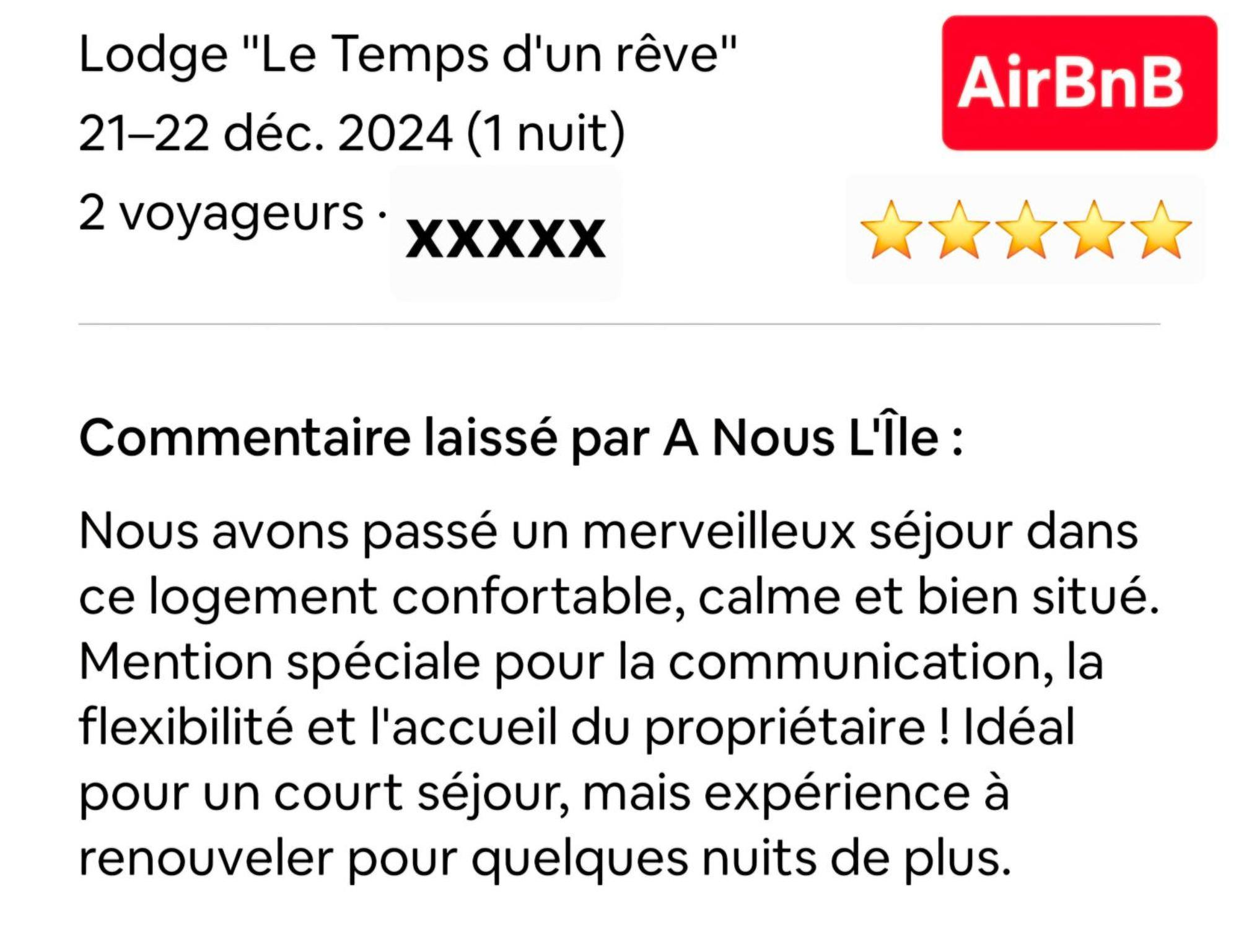 Lodge "Le Temps D'Un Reve" Сен-Франсуа Экстерьер фото